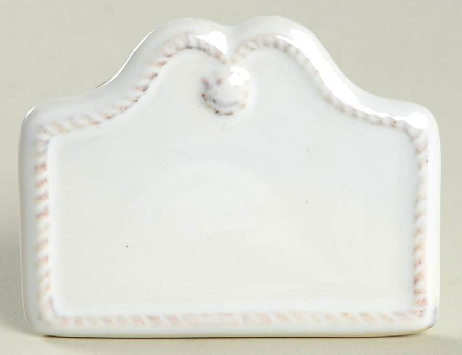 Petit Singe Whitewash Small Placard/Place Card Holder by Juliska Ceramics-1