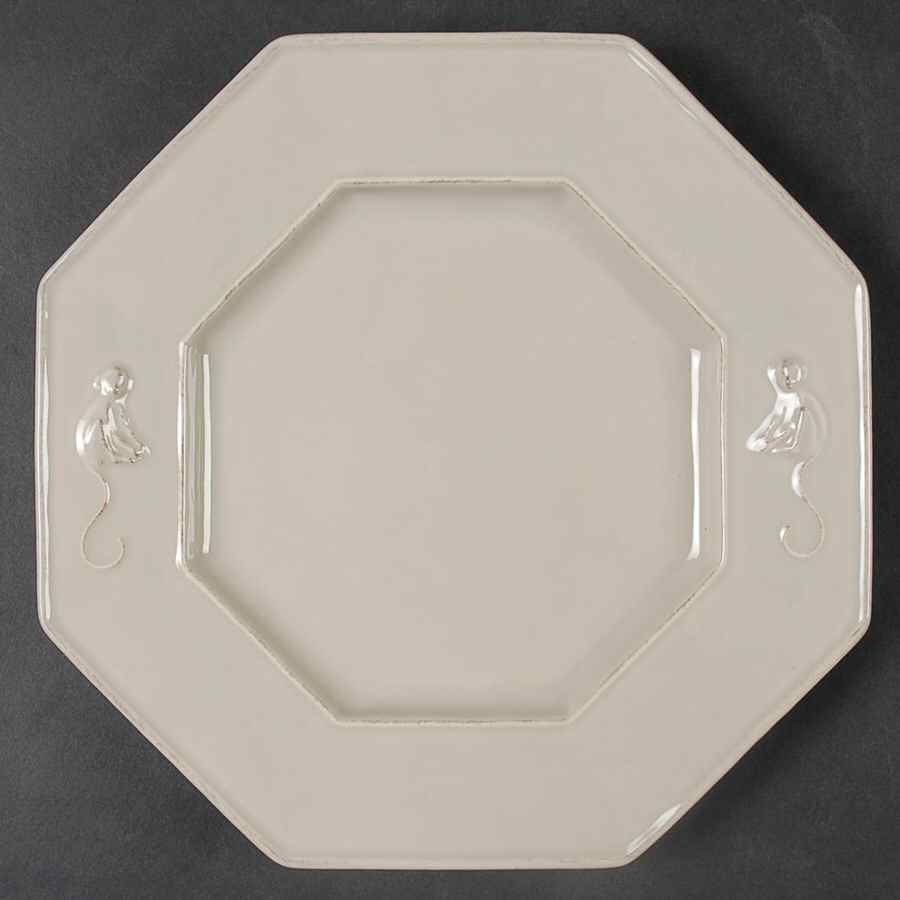 Petit Singe Portobello Brown Dessert Luncheon Plate by Juliska Ceramics-1