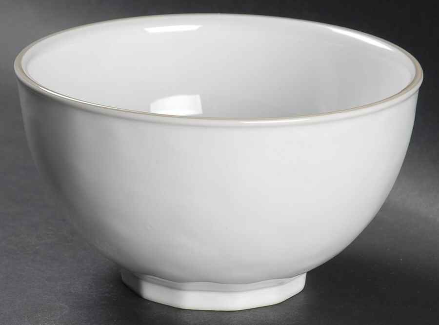 Octavia Whitewash (Portobello Trim) Coupe Cereal Bowl by Juliska Ceramics-1