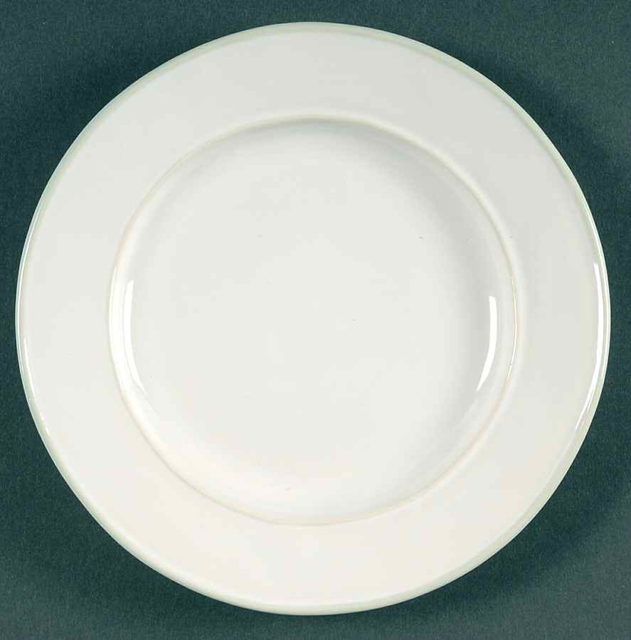 Octavia Whitewash (Cucumber Trim) Bread & Butter Plate by Juliska Ceramics-1