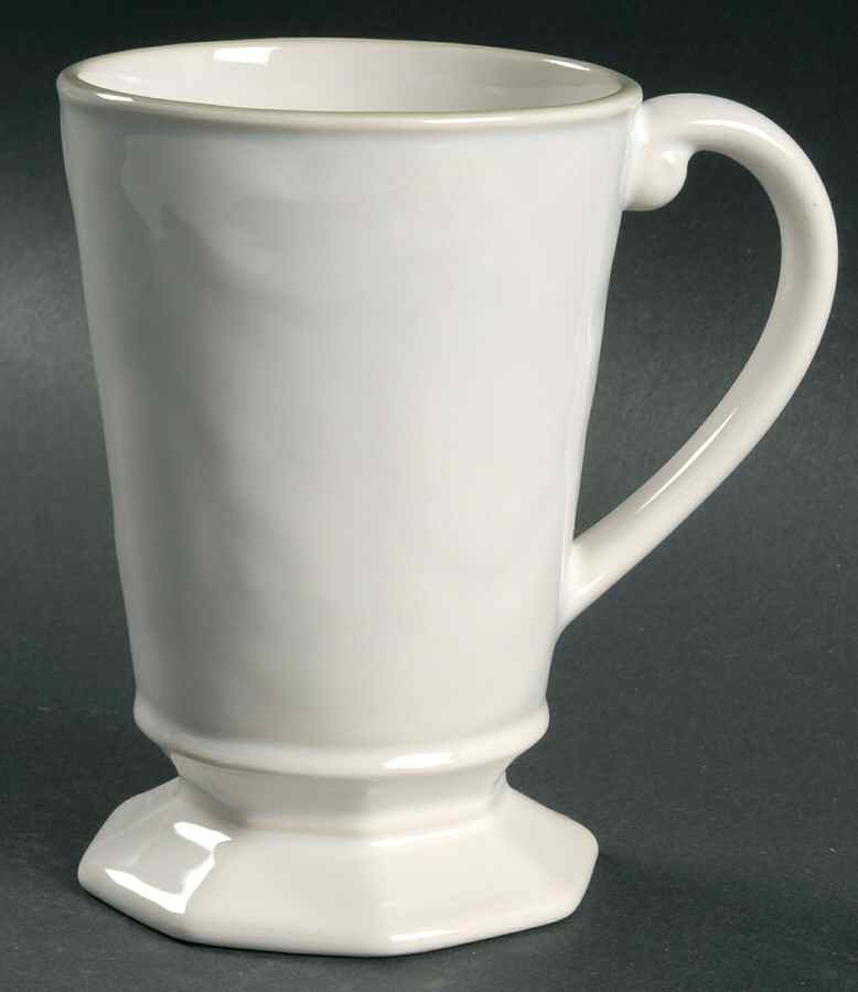 Octavia Whitewash (Cucumber Trim) Mug by Juliska Ceramics-1