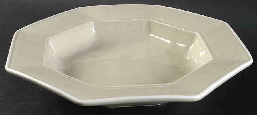 Octavia Cucumber (White Trim) 10" Individual Pasta Bowl by Juliska Ceramics-1