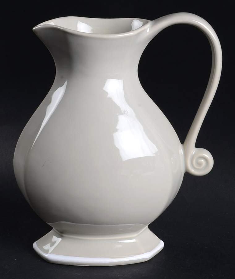 Octavia Cucumber (White Trim) 30 Oz Pitcher by Juliska Ceramics-1