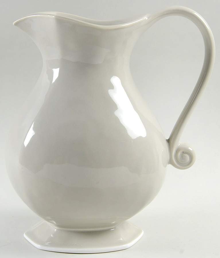 Octavia Portobello (White Trim) 84 Oz Pitcher by Juliska Ceramics-1