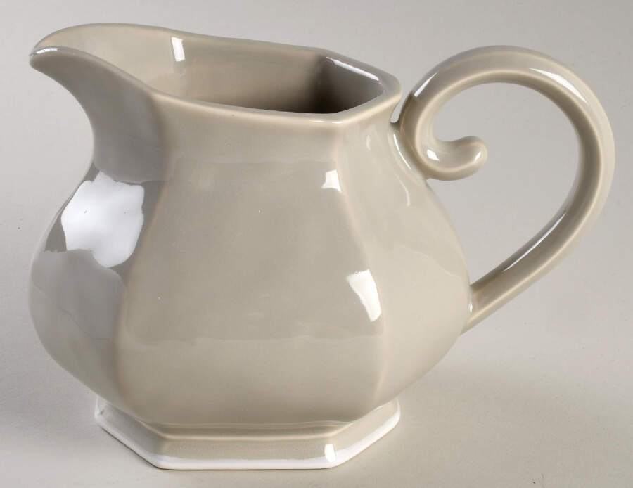 Octavia Portobello (White Trim) Creamer by Juliska Ceramics-1