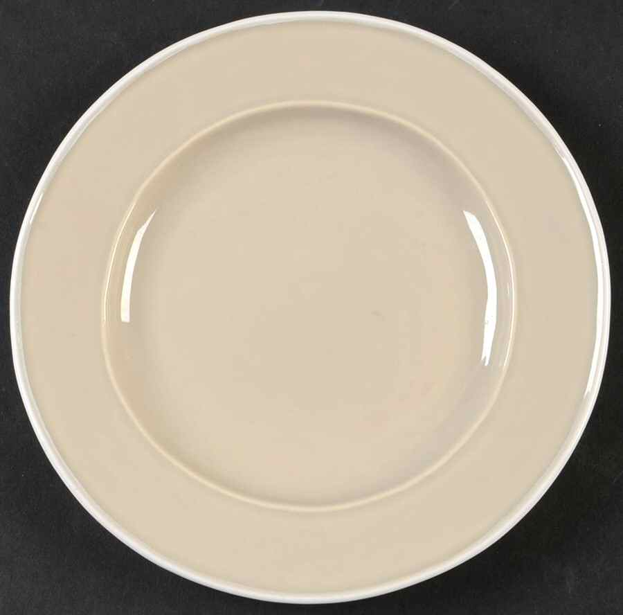 Octavia Portobello (White Trim) Bread & Butter Plate by Juliska Ceramics-1