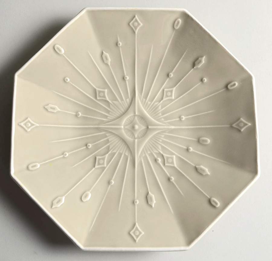 Octavia Portobello (White Trim) Accent Dessert Luncheon Plate by Juliska Ceramics-1