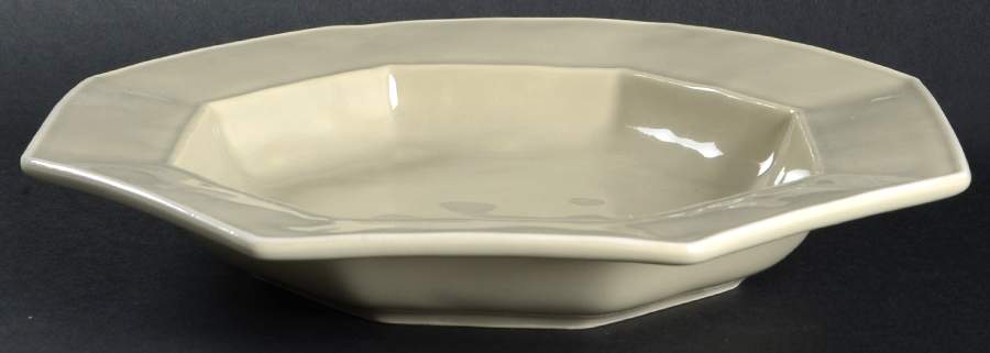 Octavia Portobello (White Trim) 10" Individual Pasta Bowl by Juliska Ceramics-1
