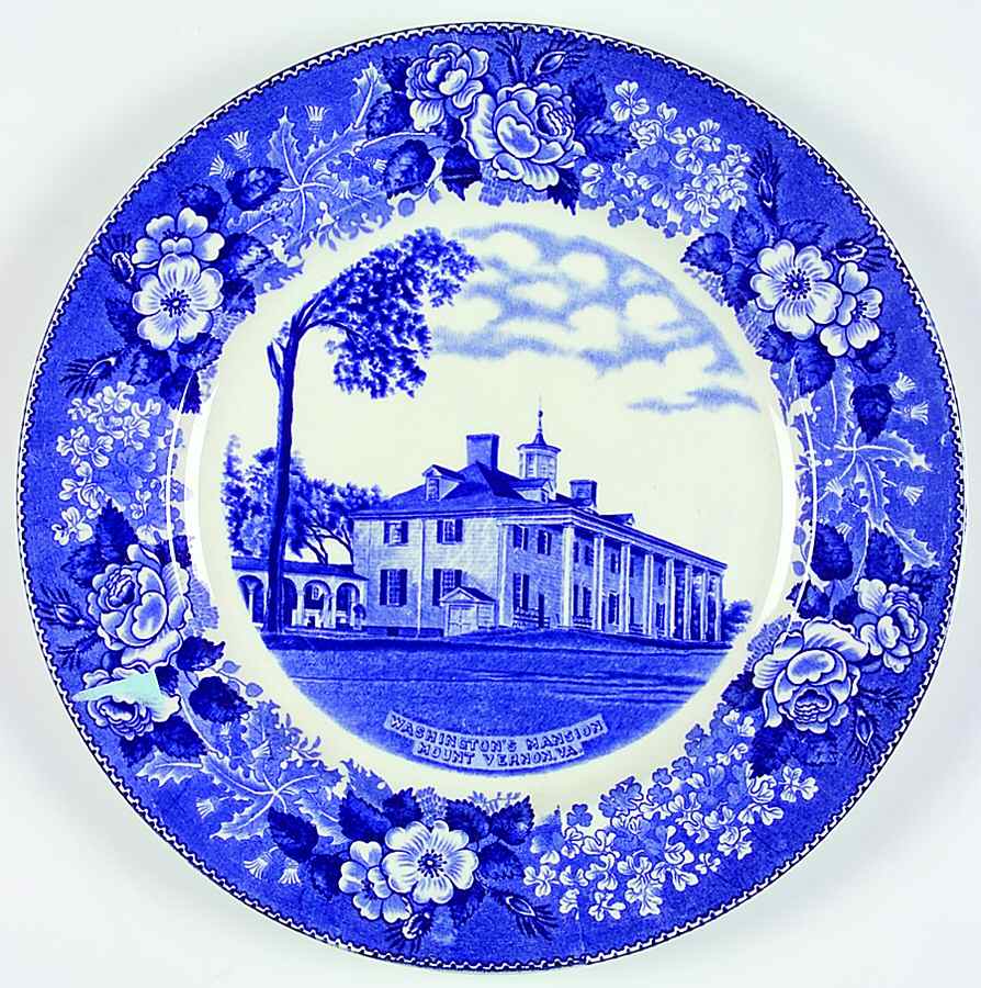 Washington's Mansion Dinner Plate by Jonroth Studios-1