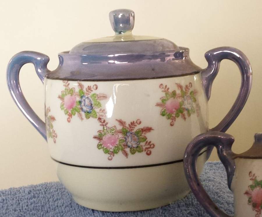 JAP762 Sugar Bowl & Lid by Japan-1