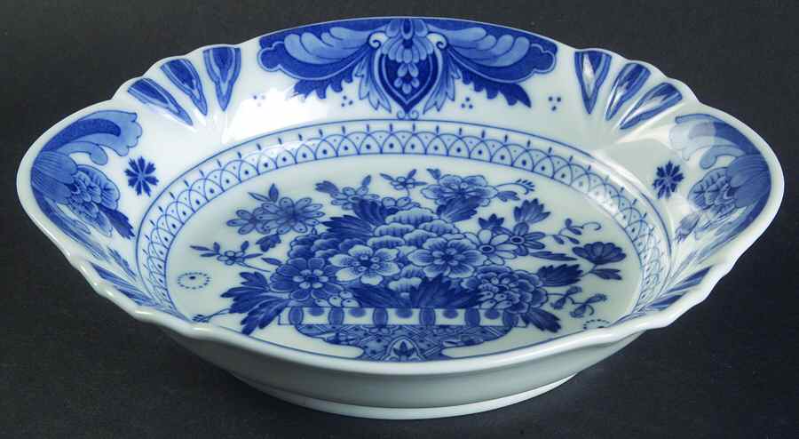 Blue Basket Open Candy Dish by Takahashi-1