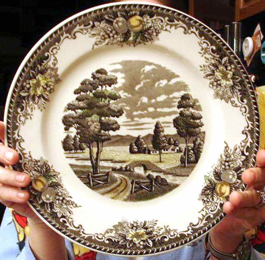 E8LE8L1 Dinner Plate by Elbro (Japan)-1