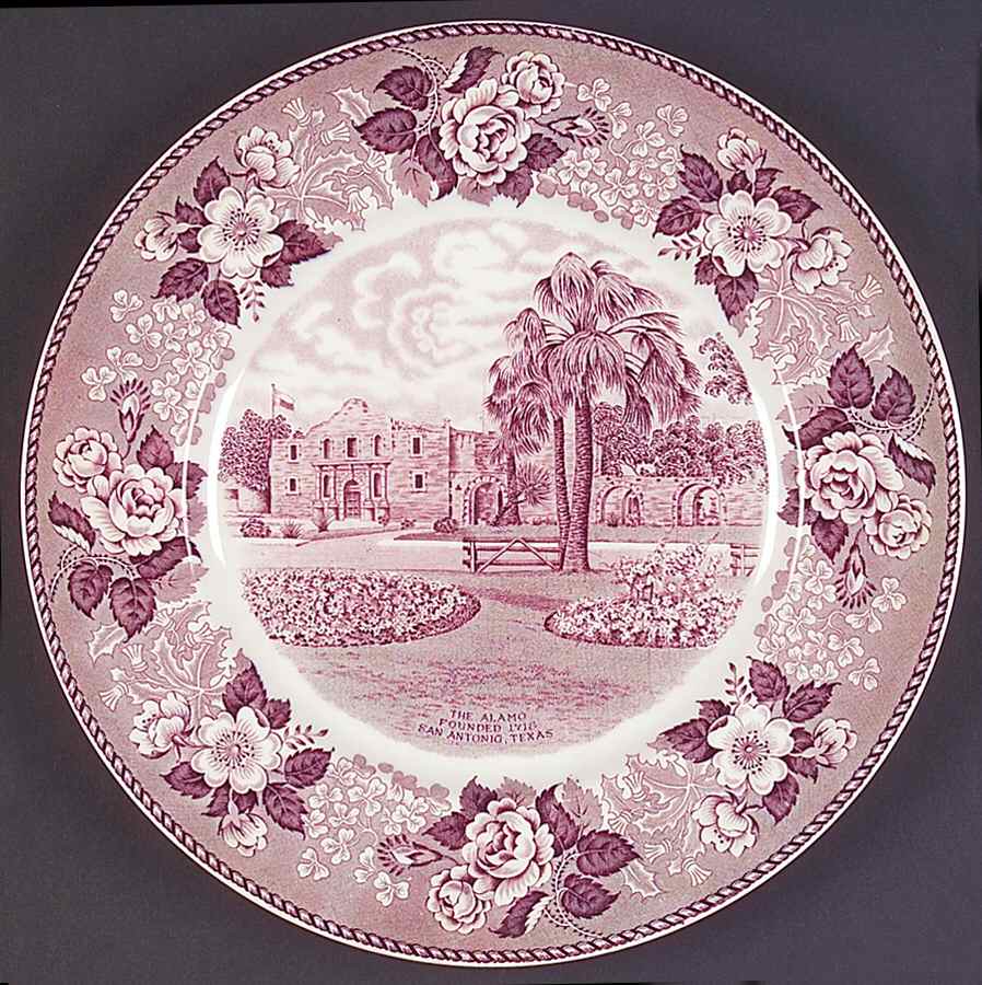 The Alamo Plum Dinner Plate by Jonroth Studios-1