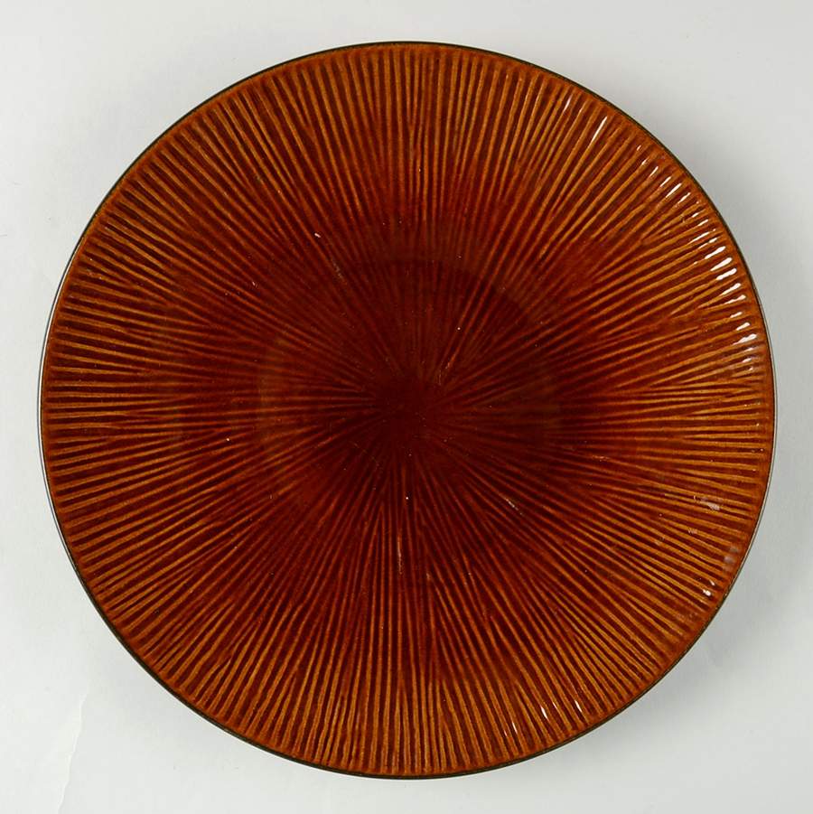 Ventana Chocolate Dinner Plate by Joseph Abboud-1