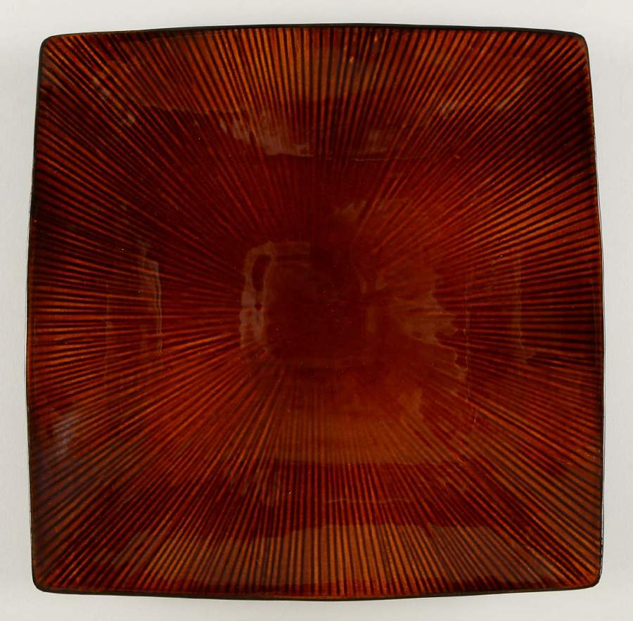 Ventana Chocolate 11" Square Serving Platter by Joseph Abboud-1