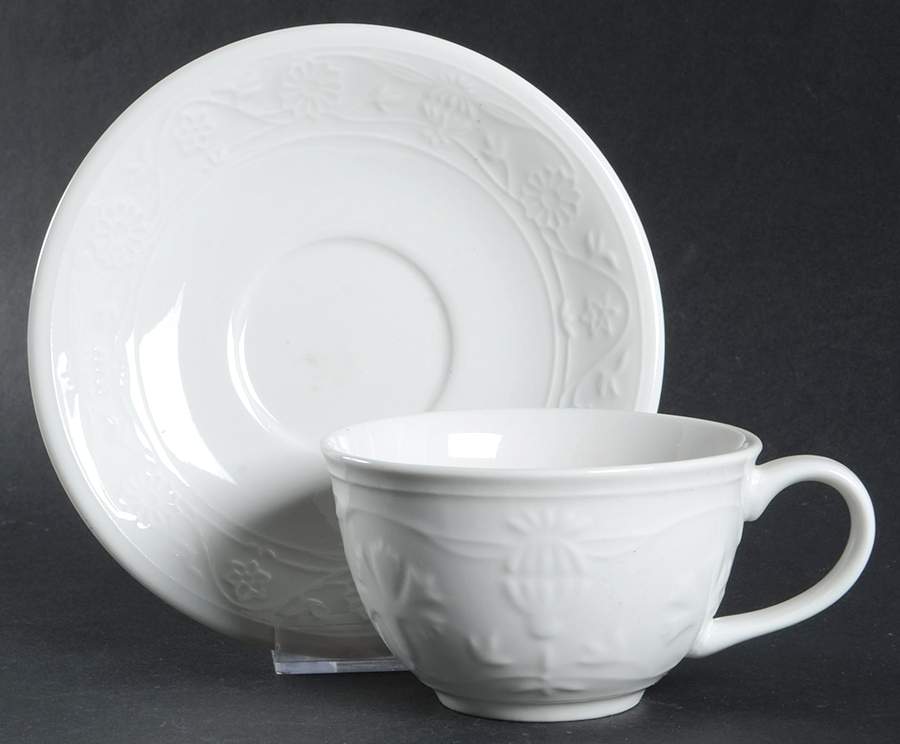 Royal Garden Flat Cup & Saucer Set by Johnson Brothers-1