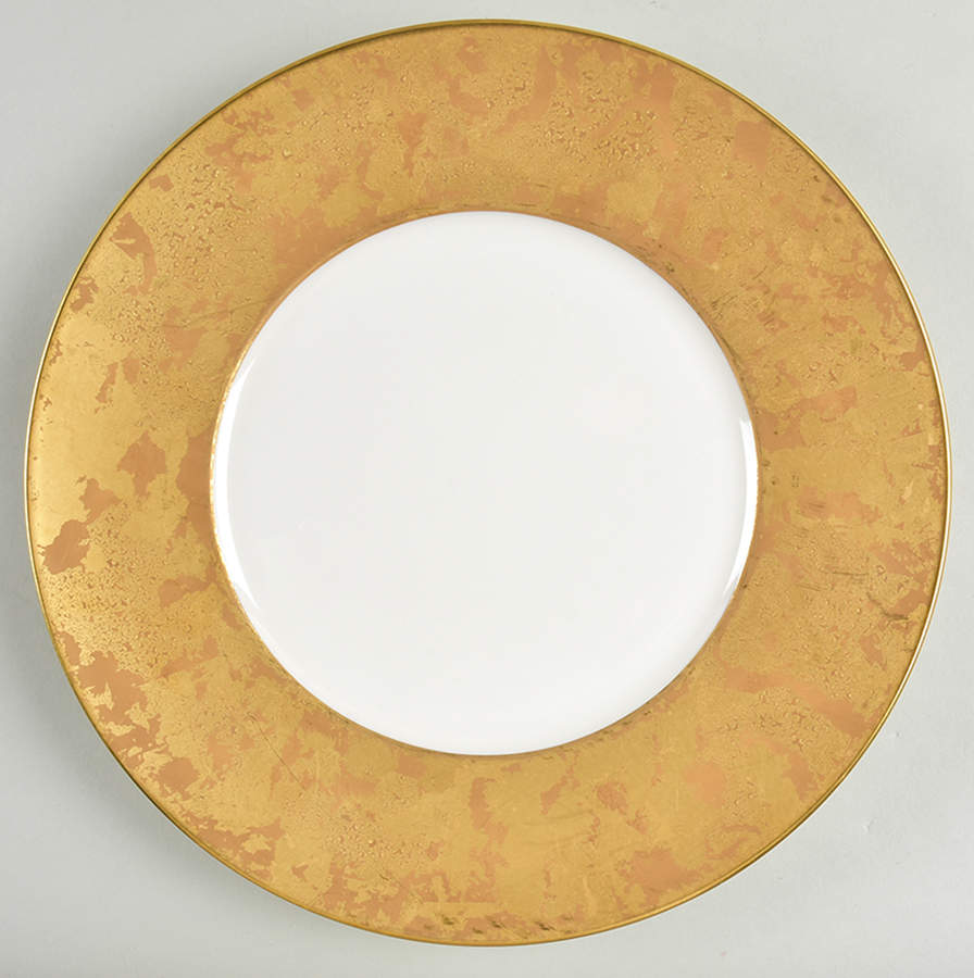 Feuille d'Or Service Plate (Charger) by Jaune de Chrome-1