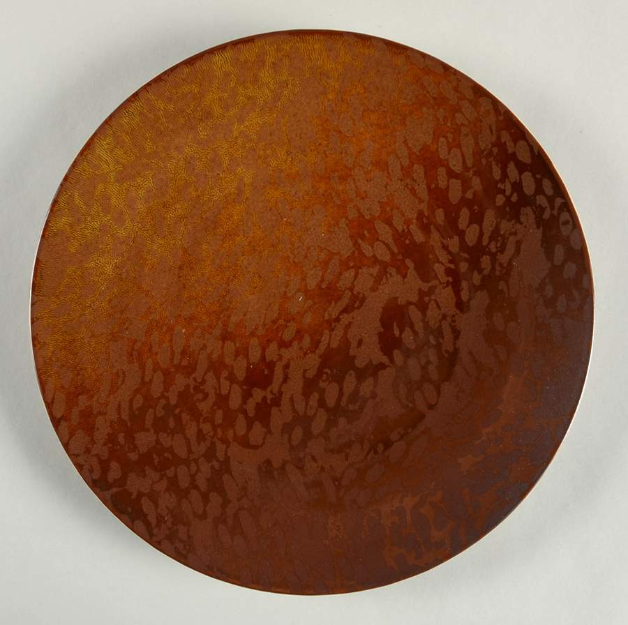 Jungle Amber Dinner Plate by Jaune de Chrome-1