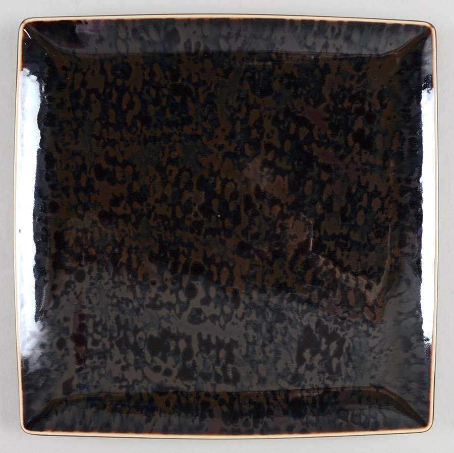 Kashmere Square Dinner Plate by Jaune de Chrome-1