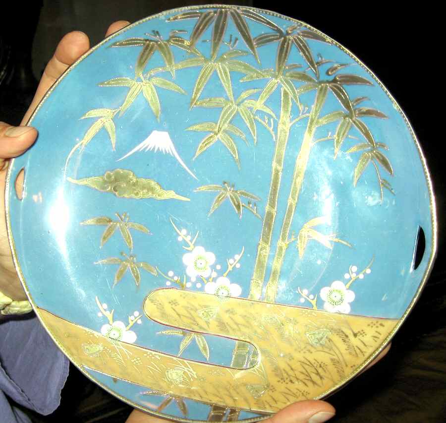JAP791 Handled Cake Plate by Japan-1