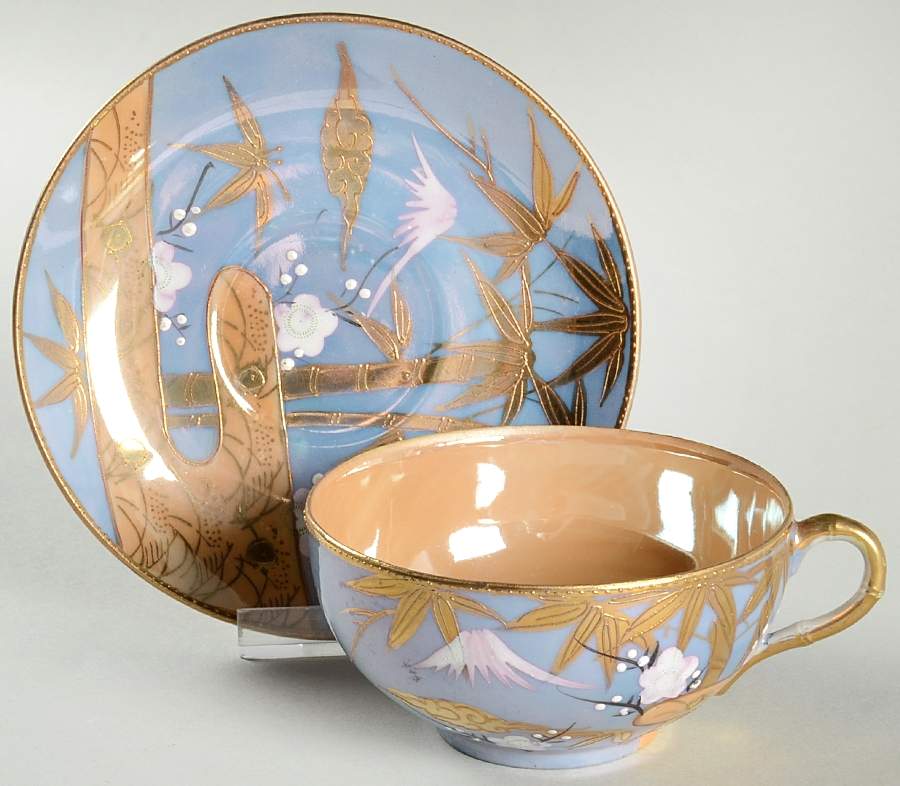 JAP791 Flat Cup & Saucer Set by Japan-1
