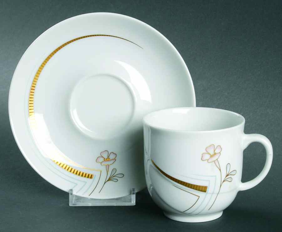 JOE56 Flat Cup & Saucer Set by Johann Seltmann-1