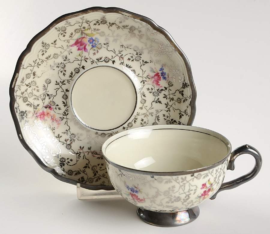 JOH372 Footed Cup & Saucer Set by Johann Haviland-1