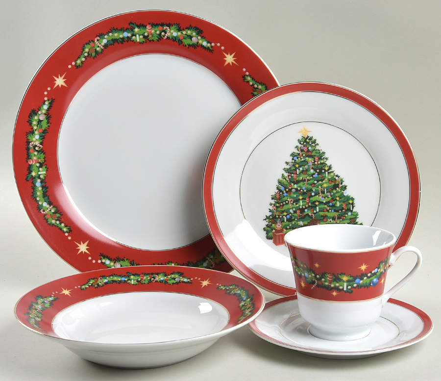 Tree 5 Piece Place Setting by JCPenney-1