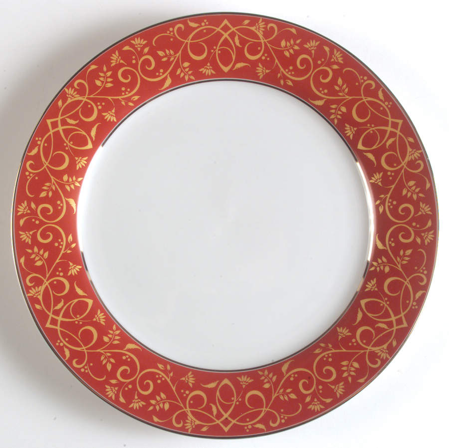 Chambour Red Dinner Plate by JCPenney-1