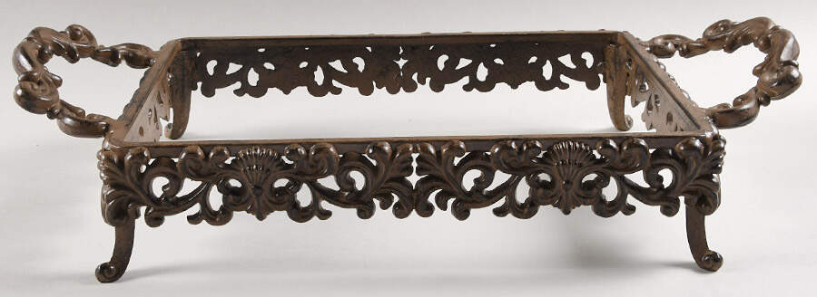 Foret Metal Stand for 19" Rectangular Platter by JCPenney-1