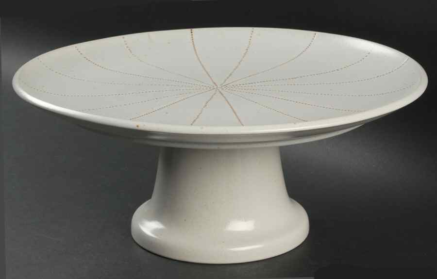 Intersections 12" Diameter Pedestal Cake Stand by Joseph Abboud-1