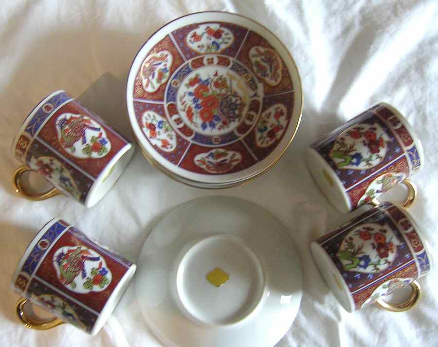 EIK1 Flat Demitasse Cup & Saucer Set by Eiwa Kinsei-1