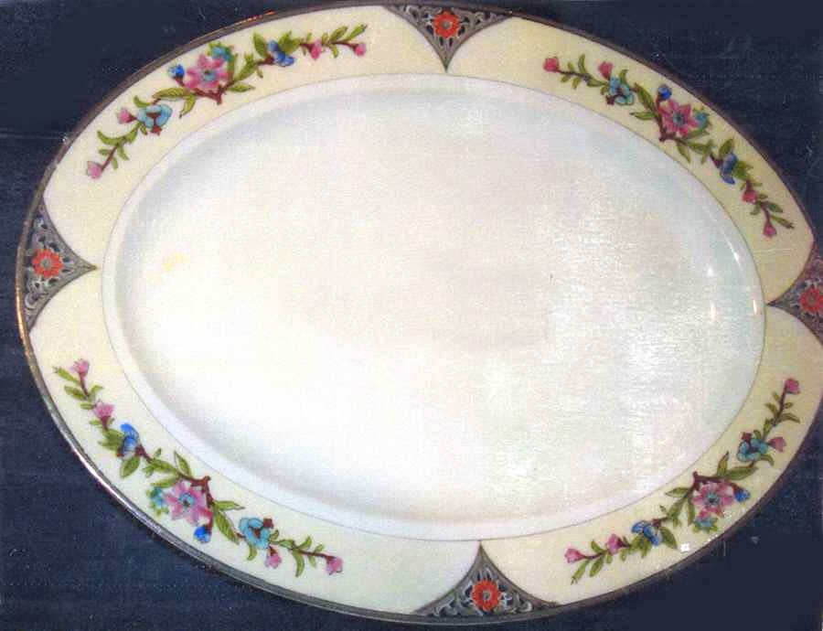 N1189 12" Oval Serving Platter by Noritake-1