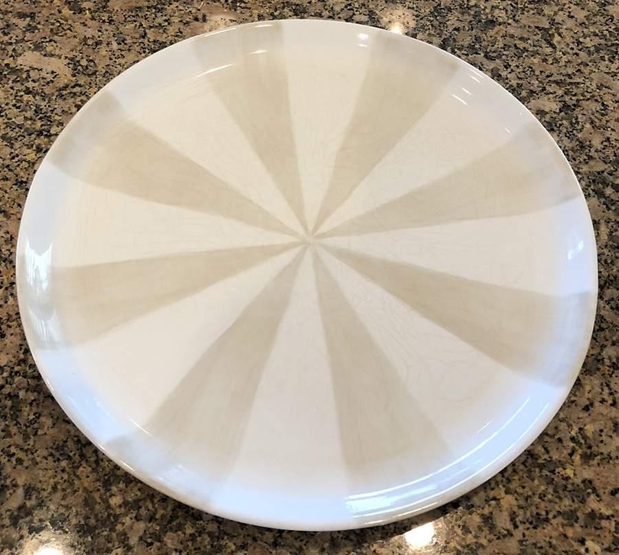 Stripes Beige Dinner Plate by Jonathan Adler-1