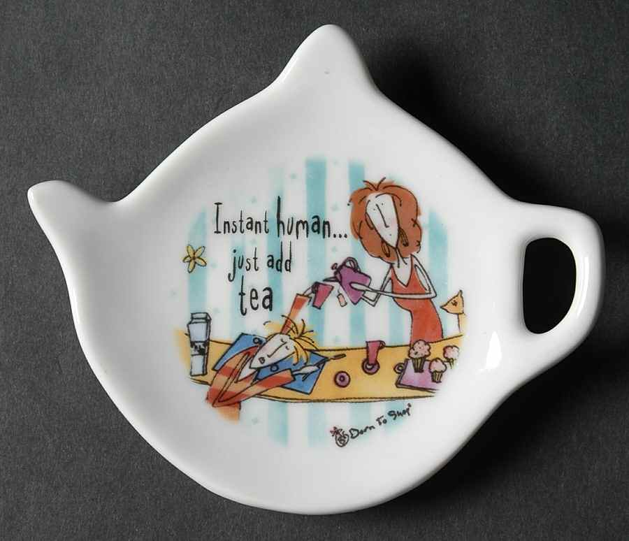 Born To Shop Classic Tea Bag Holder by Johnson Brothers-1
