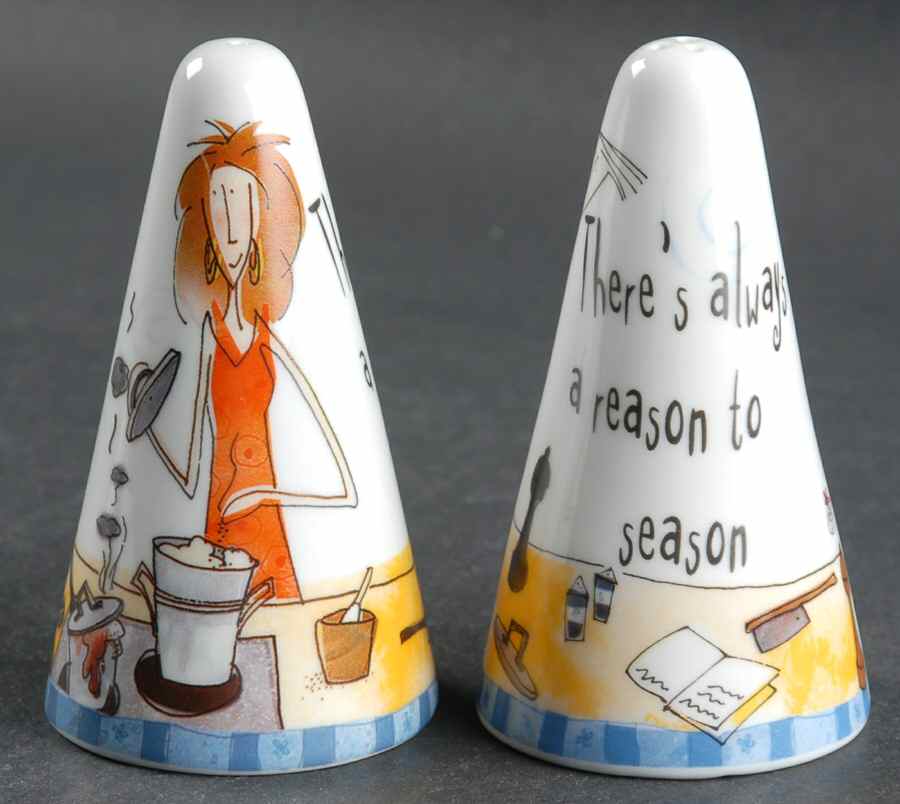 Born To Shop Classic Salt & Pepper Set by Johnson Brothers-1