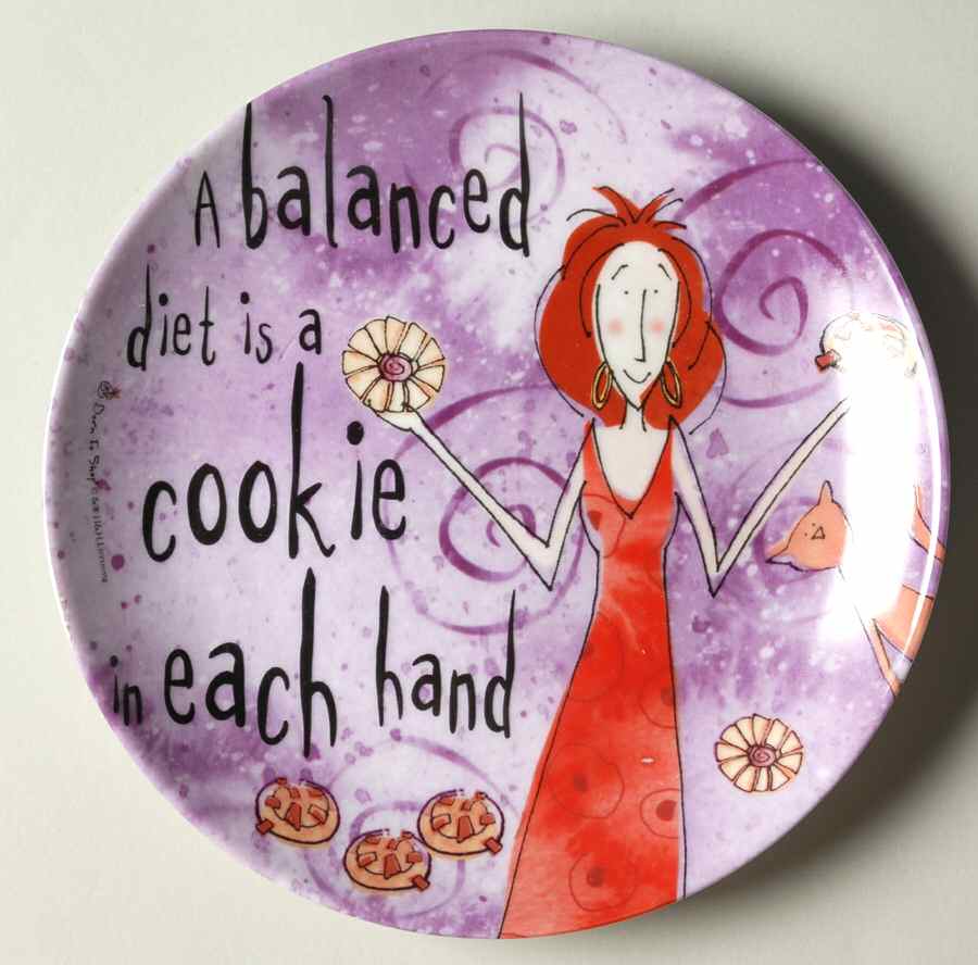 Born To Shop Classic Dessert/Pie Plate by Johnson Brothers-1