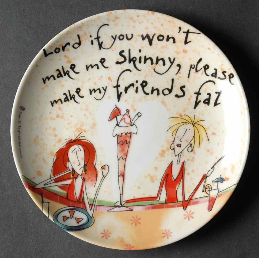 Born To Shop Classic Dessert/Pie Plate by Johnson Brothers-1