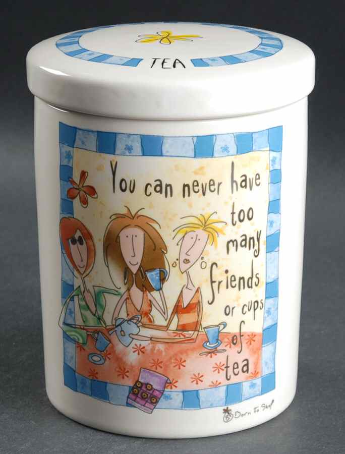 Born To Shop Classic Tea Canister & Lid by Johnson Brothers-1
