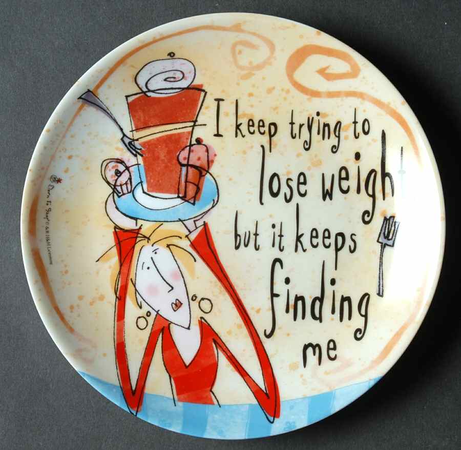 Born To Shop Classic Dessert/Pie Plate by Johnson Brothers-1