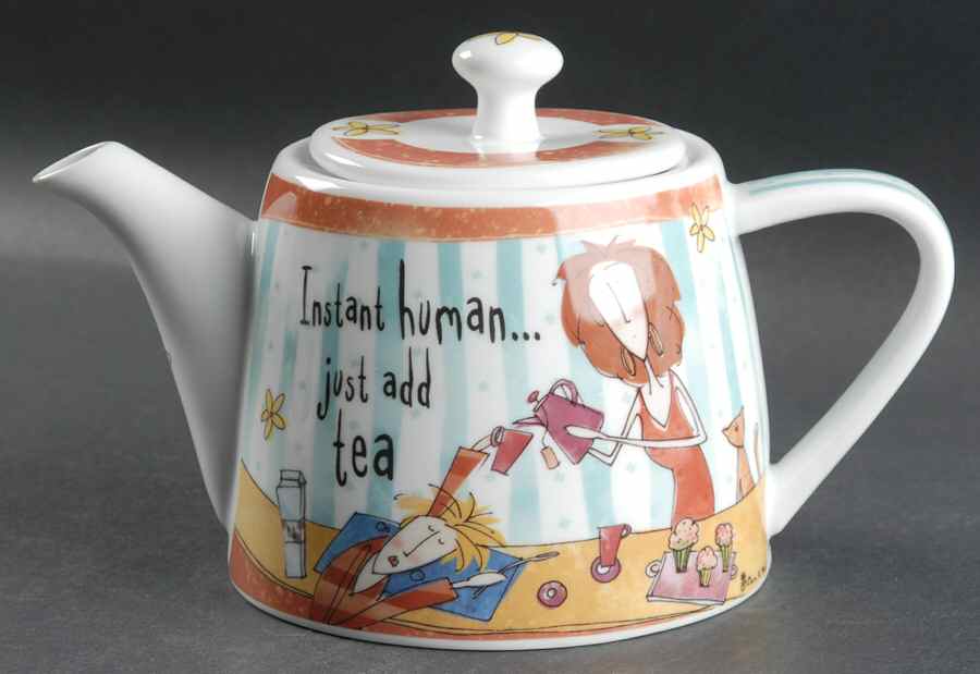 Born To Shop Classic Teapot & Lid by Johnson Brothers-1