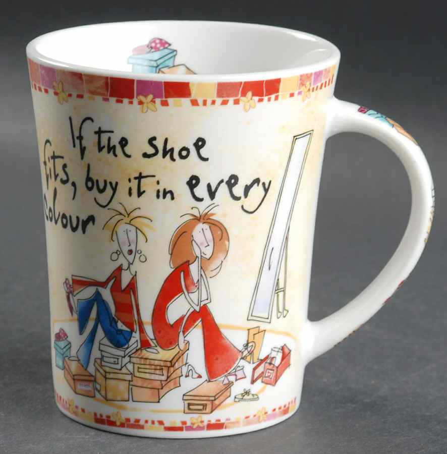 Born To Shop Classic Mug by Johnson Brothers-1