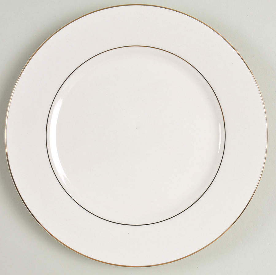 Double Gold Band Salad Plate by JCPenney-1