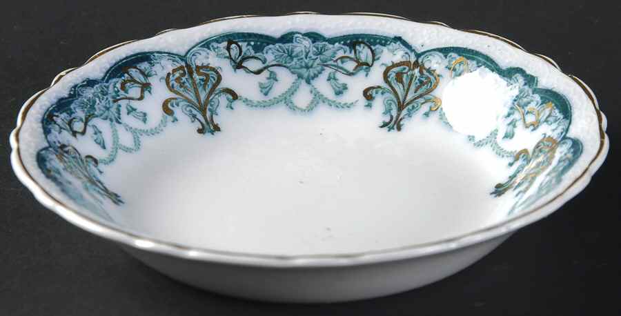 Dartmouth Blue Green Fruit/Dessert (Sauce) Bowl by Johnson Brothers-1