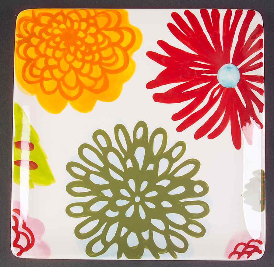 Vibrant Garden Square Salad Plate by JCPenney-1