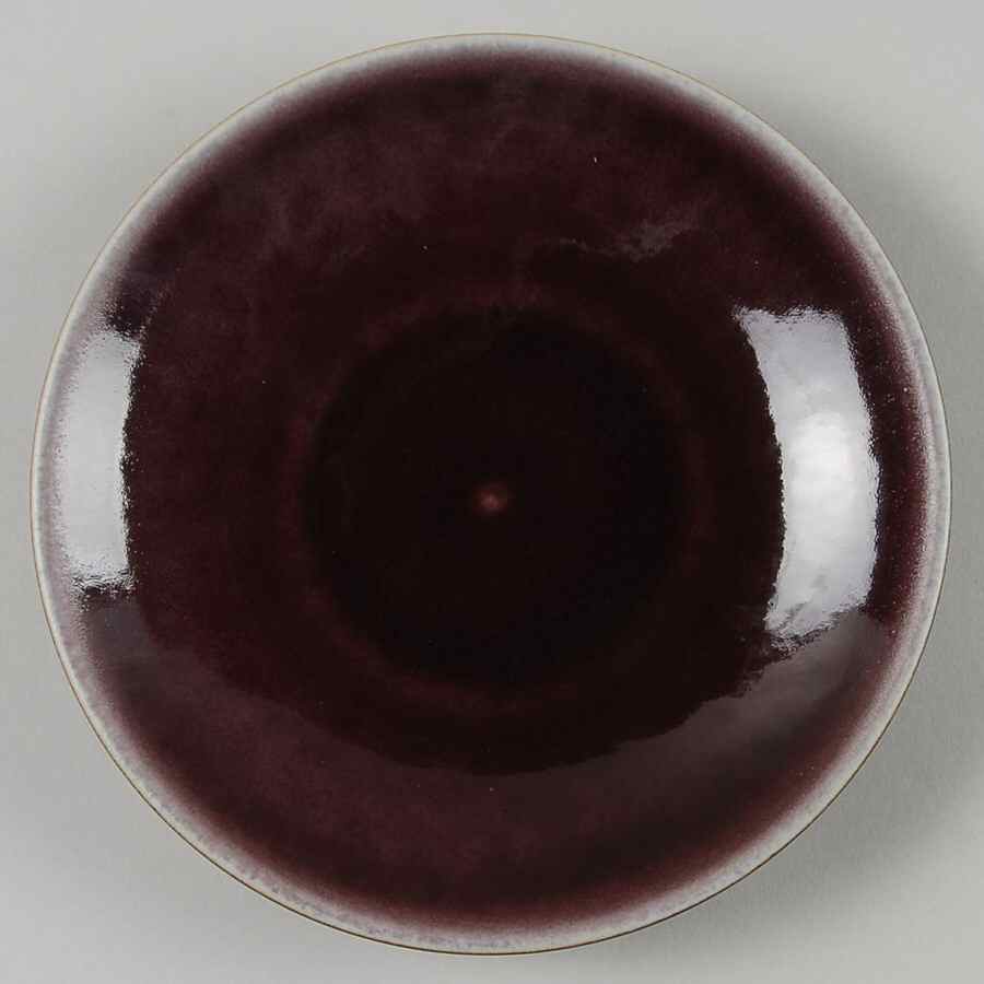 Tourron Eggplant Saucer by Jars-France-1