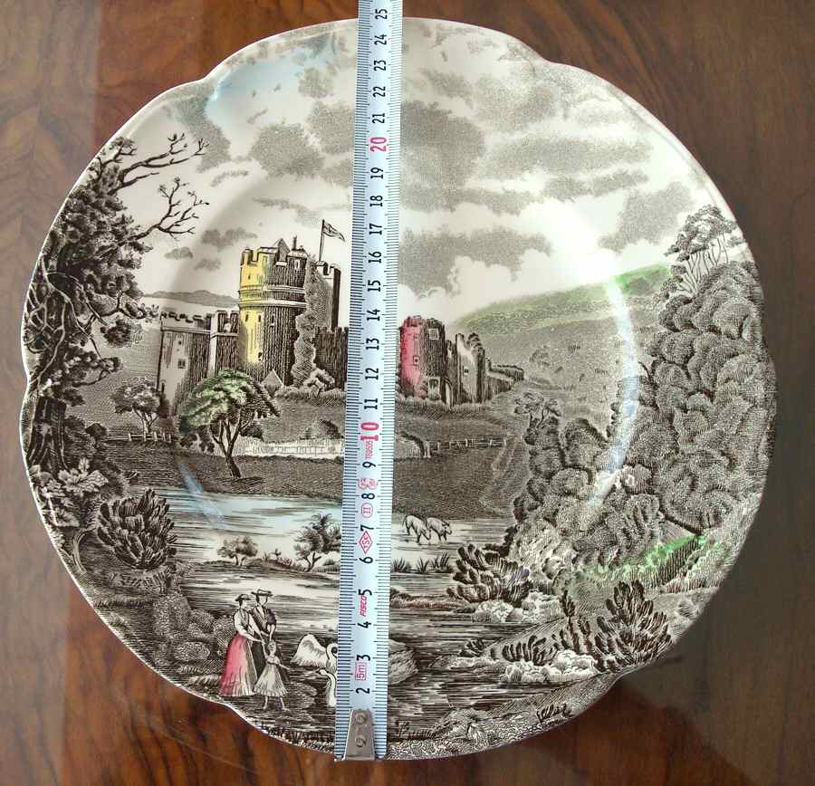 Castle Story Brown Multicolor Dinner Plate by Johnson Brothers-1
