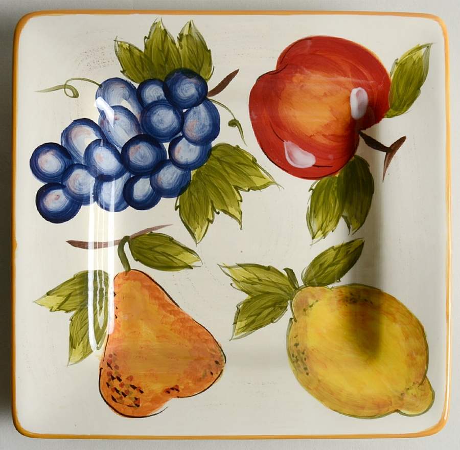 Fruitful Square Salad Plate by JCPenney-1