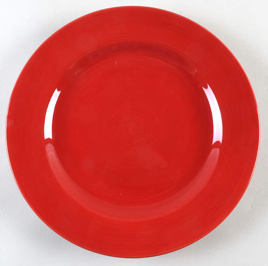 Cherry Red Dinner Plate by JCPenney-1