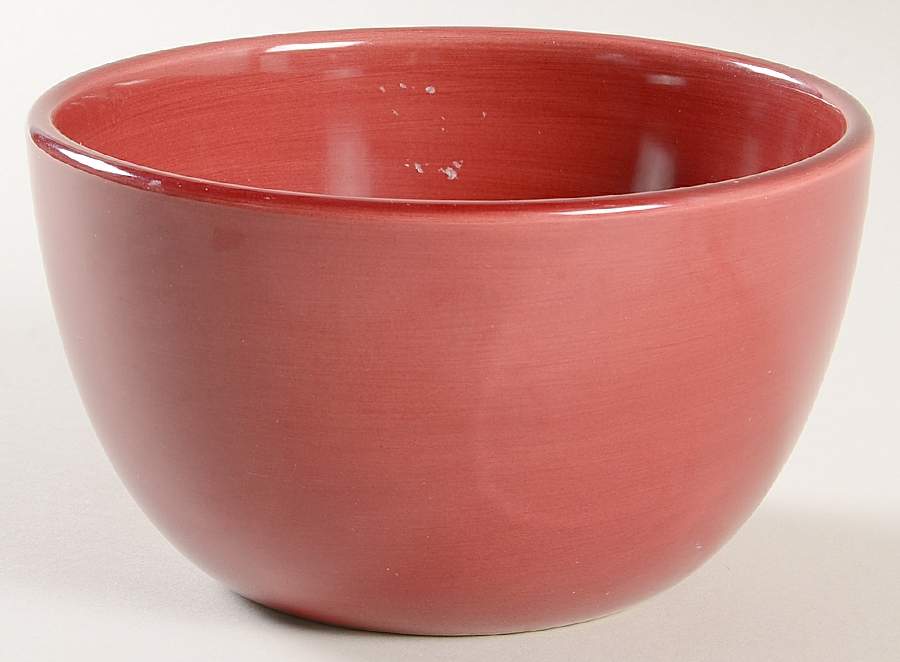 Cherry Red Soup/Cereal Bowl by JCPenney-1